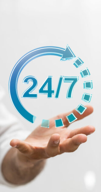 24/7 Anfragen direkt zu dem Serviceteam - abidat